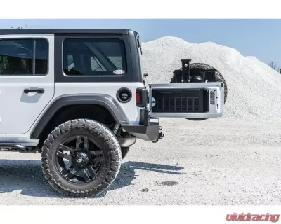 LOD Black Texture Destroyer Full Width Rear Bumper  w/ Tire Carrier Jeep JL Wrangler 2018-2022 - JBC1841