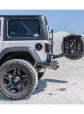 LOD Black Texture Destroyer Full Width Rear Bumper  w/ Tire Carrier Jeep JL Wrangler 2018-2022                                     - JBC1841 - Image 8