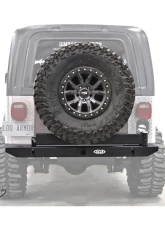 LOD Black Texture Destroyer Expedition Series Rear Bumper w/ Tire Carrier Jeep Cj-7 1976-1986                                     - JBC7621 - Image 4