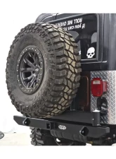 LOD Black Texture Destroyer Expedition Series Rear Bumper w/ Tire Carrier Jeep Cj-7 1976-1986                                     - JBC7621 - Image 3