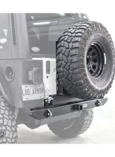 LOD Black Texture Destroyer Expedition Series Rear Bumper w/ Tire Carrier Jeep Wrangler 1987-2006                                     - JBC9621 - Image 11