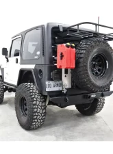 LOD Black Texture Destroyer Expedition Series Rear Bumper w/ Tire Carrier Jeep Wrangler 1987-2006                                     - JBC9621 - Image 8