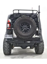 LOD Black Texture Destroyer Expedition Series Rear Bumper w/ Tire Carrier Jeep Wrangler 1987-2006                                     - JBC9621 - Image 9