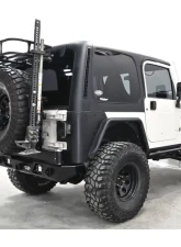 LOD Black Texture Destroyer Rear Bumper w/ Tire Carrier Jeep Wrangler 1987-2006                                     - JBC9641 - Image 10