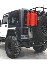 LOD Black Texture Destroyer Rear Bumper w/ Tire Carrier Jeep Wrangler 1987-2006                                     - JBC9641 - Image 7