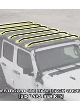 LOD Base Rack Long Cross Member (Single) Jeep Wrangler 2007-2022                                     - JCM0795 - Image 2