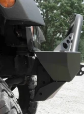 LOD Black Texture Destroyer Shorty Front Bumper w/o Guard Jeep JK Wrangler 2007-2017                                     - JFB0701 - Image 8