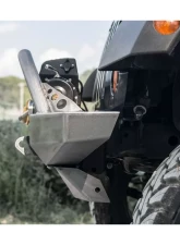 LOD Bare Steel Destroyer Mid-Width Front Bumper w/o Guard Jeep JK Wrangler 2007-2017                                     - JFB0710 - Image 2