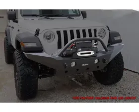 LOD Bare Steel Destroyer Full-Width Front Bumper w/ Bull Bar - Jeep JL | JT 2018-2022