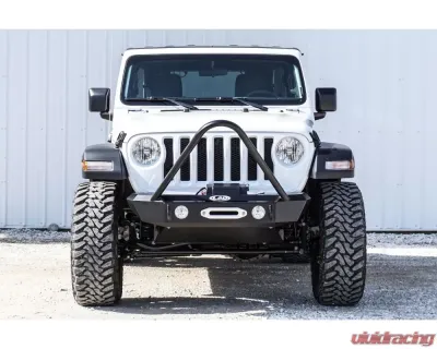 LOD Offroad JFB1863 Black Texture Shorty Front Bumper w