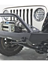 LOD Black Texture Destroyer Full Front Bumper w/ Bull Bar Jeep Wrangler 1987-2006                                     - JFB9675 - Image 3