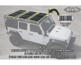 LOD Destroyer Roof Rack Aluminum Floor Kit (2pcs) Jeep Wrangler 2007-2022