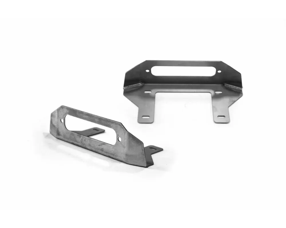 LOD Bare Steel Destroyer Front Bumper Fairlead Mount Jeep Jt | Jl | Jk | Tj | Yj 1987-2022 - JFM0700