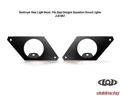 LOD Black Texture Destroyer Light Bezel Options Jeep Jt |Jl | Jk | Tj  | Yj 1987-2022 - JLB1851