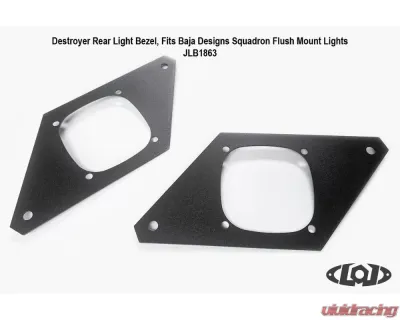 LOD Black Texture Destroyer Light Bezel Options Jeep Jt |Jl | Jk | Tj  | Yj 1987-2022 - JLB1851