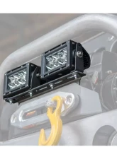 LOD Black Texture Destroyer Front Bumper Aux Light Mount Jeep Jt | Jl | Jk | Tj  | Yj 1987-2022                                     - JLM0701 - Image 2