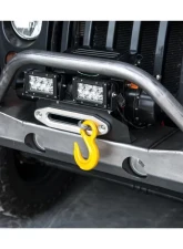 LOD Black Texture Destroyer Front Bumper Aux Light Mount Jeep Jt | Jl | Jk | Tj  | Yj 1987-2022                                     - JLM0701 - Image 3