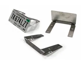 LOD Bare Steel Destroyer Front Bumper License Plate Mount Jeep Jt | Jl | Jk | Tj | Yj 1987-2022