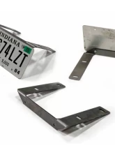 LOD Black Texture Destroyer Front Bumper License Plate Mount Jeep Jt | Jl | Jk | Tj | Yj 1987-2022                                     - JLP0701 - Image 2