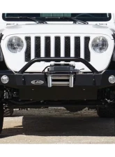 LOD Universal Front Bumper Fairlead Flip Up License Plate Mount                                     - JLP0731 - Image 2