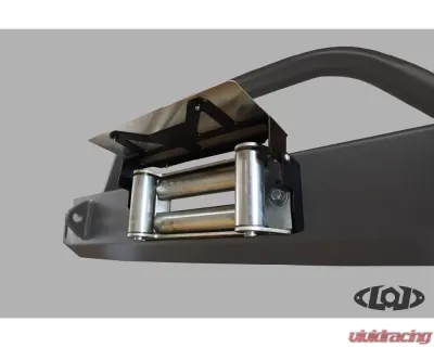 LOD Universal Front Bumper Fairlead Flip Up License Plate Mount - JLP0731