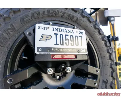 LOD Destroyer Spare Tire License Plate Relocation Kit Jeep JL Wrangler 2018-2022 - JLP1810