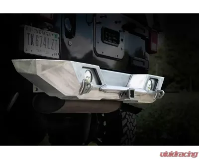 LOD Bare Steel Destroyer Shorty Rear Bumper Only  Jeep JK Wrangler 2007-2017 - JRB0700