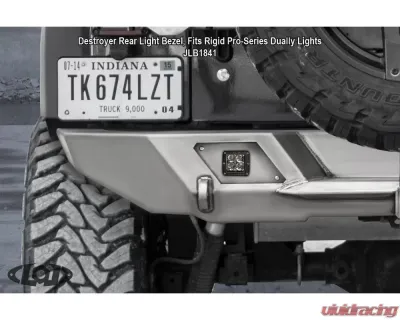 LOD Bare Steel Destroyer Full Rear Bumper Only Jeep JL Wrangler 2018-2022 - JRB1840