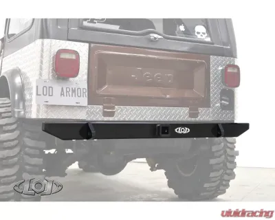 LOD Bare Steel Expedition Rear Bumper Only Jeep Cj-7 1976-1986 - JRB7620