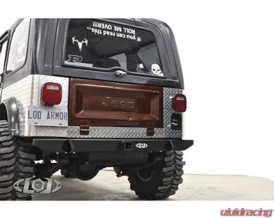 LOD Bare Steel Expedition Rear Bumper Only Jeep Cj-7 1976-1986 - JRB7620