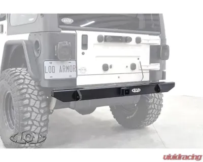 LOD Bare Steel Expedition Rear Bumper Only Jeep Wrangler 1987-2006 - JRB9620