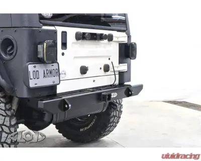LOD Bare Steel Expedition Rear Bumper Only Jeep Wrangler 1987-2006 - JRB9620