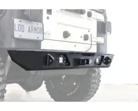 LOD Bare Steel Destroyer Rear Bumper Only Jeep Wrangler 1987-2006