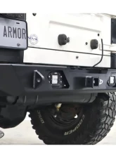 LOD Bare Steel Destroyer Rear Bumper Only Jeep Wrangler 1987-2006                                     - JRB9640 - Image 2