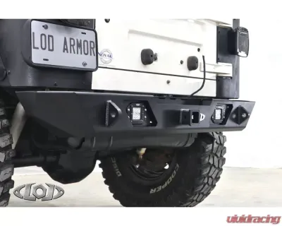 LOD Bare Steel Destroyer Rear Bumper Only Jeep Wrangler 1987-2006 - JRB9640