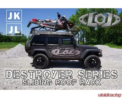 LOD Destroyer 4 Door Base Roof Rack Jeep JK Wrangler 2007-2017 - JRR0714
