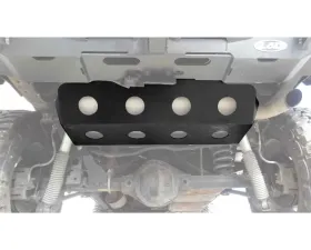 LOD Bare Steel Destroyer Muffler Rear Skid Plate Jeep JK Wrangler 2007-2017
