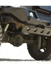 LOD Bare Steel Destroyer Muffler Rear Skid Plate Jeep JK Wrangler 2007-2017                                     - JSP0720 - Image 2