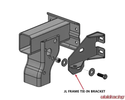 LOD Blue Ox Tow Bar Adapters Jeep Jt | Jl | Jk | Tj | Yj 1987-2022 - JTB0720