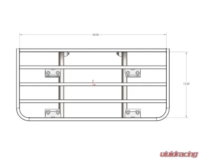 LOD Bare Steel Destroyer Trail Rack Jeep Wrangler 1976-2022 - JTK0700