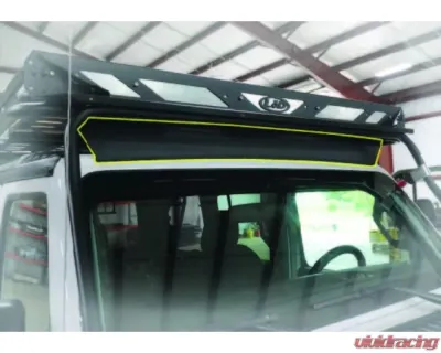 LOD Destroyer Roof Rack Wind Deflector Jeep JL Wrangler 2018-2022 - JWD1891