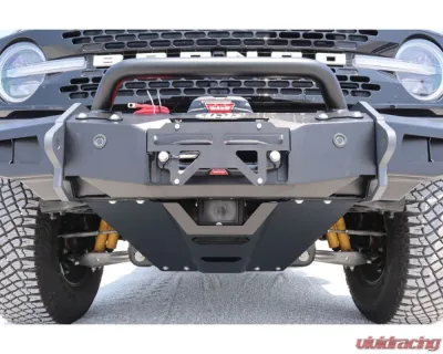 LoD Offroad Black Ops Front Bumper ACC Sensor Relocation Kit Mounting Bracket/Skid Plate Set Ford Bronco 2021-2023 - BAC2103