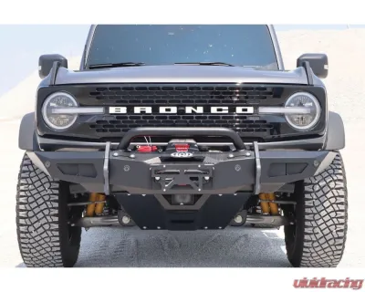 LoD Offroad Black Ops Front Bumper ACC Sensor Relocation Kit Mounting Bracket/Skid Plate Set Ford Bronco 2021-2023 - BAC2103