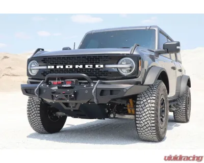 LoD Offroad Black Ops Front Bumper ACC Sensor Relocation Kit Mounting Bracket/Skid Plate Set Ford Bronco 2021-2023 - BAC2103