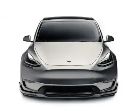 ADRO USA Carbon Fiber Front Lip V2 Tesla Model Y 2019-2024