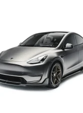 ADRO USA Carbon Fiber Front Lip V2 Tesla Model Y 2019-2024                                     - A15A20-1202 - Image 3