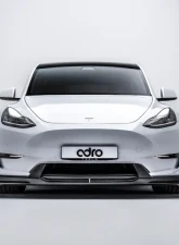 ADRO USA Carbon Fiber Front Lip V2 Tesla Model Y 2019-2024                                     - A15A20-1202 - Image 6