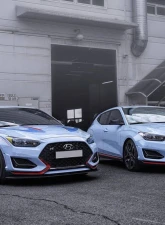 ADRO USA Carbon Fiber Front Lip V1 Hyundai Veloster N 2019+                                     - A10A20-1201 - Image 6