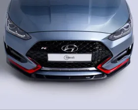 ADRO USA Carbon Fiber Front Lip V2 A Type Hyundai Veloster N 2019-2022