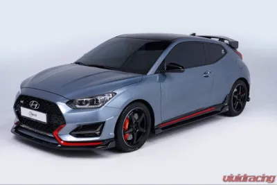ADRO USA Carbon Fiber Front Lip V2 A Type Hyundai Veloster N 2019-2022 - A10A20-1202